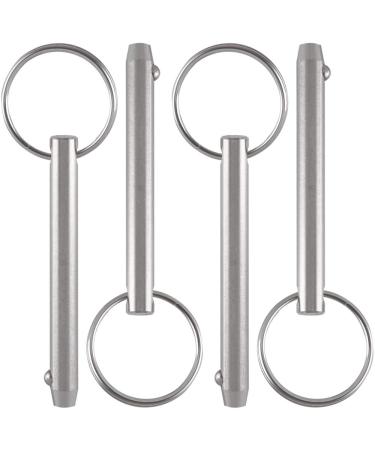 4 Pack Quick Release Pins, Diameter 5/16"(8mm), Usable Length: 2-1/4"(57mm), Full 316 Stainless Steel, Bimini Top Pin, Marine Hardware, All Parts are Made of 316 Stainless Steel - Buy Online on GoSupps.com