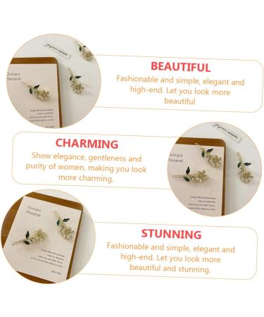 Beaupretty hairpin Vintage Hair Bobby snap barrettes Fashion Hair Accessories kids barrettes for hair infant hair clips Hair Side Clamps the flowers white alloy side clip the - Buy Online on GoSupps.com