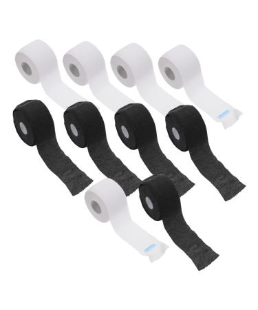 PopetPop 20 Roll Einweg Slip paper Friseurfarf Waterproof Einweg-Kalpperer Waterproof water seals Water barrier Dedicated to accessories Tension paper neck sleeves paper adhesive tape 10x10x6.5cmx2pcs different colors x 2 pieces