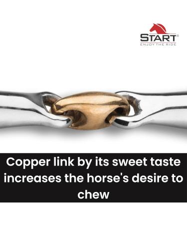 Buy Olive Hollow Connector - 21mm Double Broken Copper & Stainless Steel Bite | International Shipping Available - Buy Online on GoSupps.com
