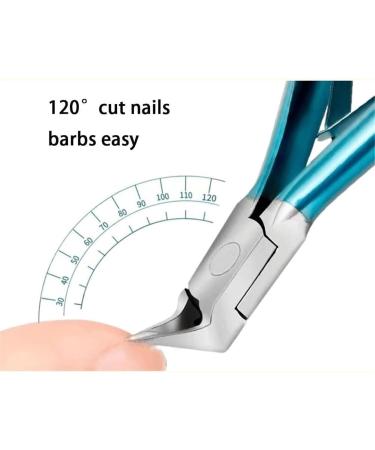 Grishay Easyclip Nail Clippers Cuticle Nippers Straight Blade Toenail Clippers Long Handle Toenail Cutters Toenail for Thick Ingrown Nails Ingrown Toenail Clippers(A) - Buy Online on GoSupps.com