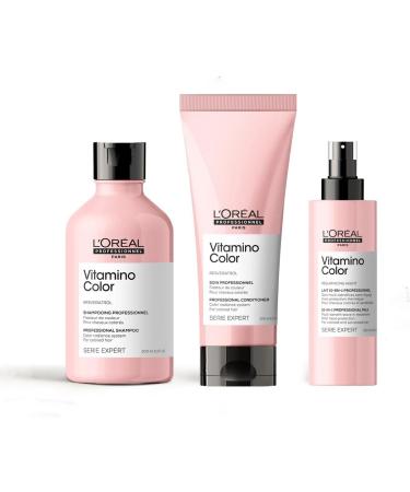L Or al Professionnel Shampoo With Resveratrol for Coloured Hair Serie Expert Vitamino Colour 300 ml (Pack of 1) - Buy Online on GoSupps.com