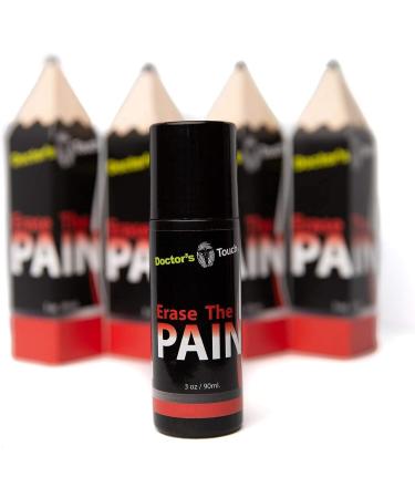 Doctor's Touch Erase The Pain Relief Roll On - Fast Acting Topical Relief for Nerves, Joints & Muscle Soreness - Buy Online on GoSupps.com