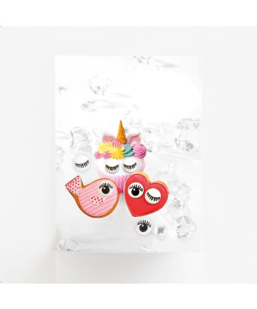 Buy G nthart BackDecor 28-Piece Edible Sugar Eyes with Eyelashes - Perfect for Cake Decorating & Party Treats - International Shipping Available - Buy Online on GoSupps.com