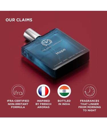 Th.e M.an Co.mpa.ny Hope Long Lasting Perfume for Men - 100ml | Premium Long-Lasting Smell Fragrance | EDP for Men (Eau De Parfum) | Perfume for Man | Special Unique Gift for Men | - Buy Online on GoSupps.com