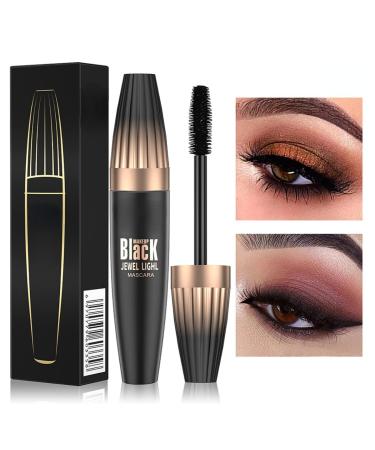 Long Lasting Waterproof 4D Silk Fiber Mascara in Black - Full Lashes All Day - Buy Online on GoSupps.com