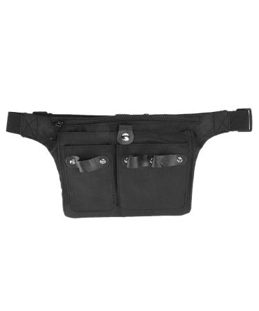 Multi-Functional Portable Scissors Waist Bag & Hairdressing Tool Storage - Ideal for Combs & Clips - Black - Buy Online on GoSupps.com
