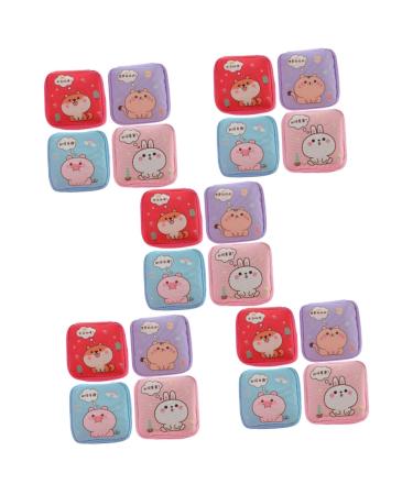 Gleavi 20 STK Aunt's towel-storage bag Pale for menstrual ties pockets for napkins period pocket for women girls sailing towel bathroom pocket bag