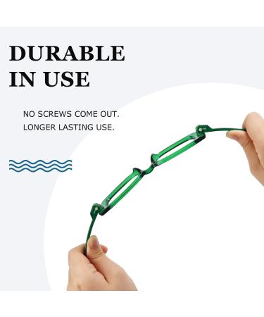 Fancy Screwless Metalless Reading Glasses for Women - 6 Pack with Spring Hinges | +2.00 2.0x Magnification 6 Stylish Colors - Buy Online on GoSupps.com