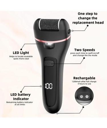 Electric Callus Remover for Feet - Professional Pedicure Tool Kit for Cracked Dead Dry Skin - Buy Online on GoSupps.com