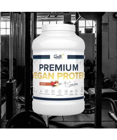 Zec+ Health Premium Vegan Protein - 1140g Strawberry Vanilla | Best Plant-Based Protein for International Shipping - Buy Online on GoSupps.com