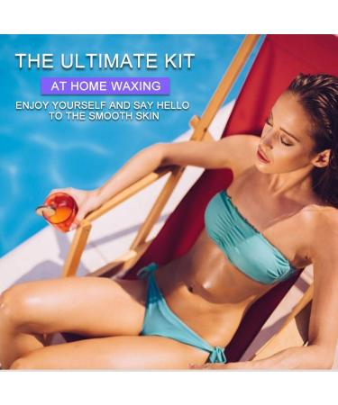 110V Double Depilatory Wax Warmer Kit for Coarse Hair Removal - Ideal for Women & Men - Includes Heater Base for Hair, Eyebrow, Facial, Armpit, Bikini & Brazilian Waxing - Buy Online on GoSupps.com