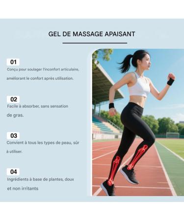 Cr me pour Genoux | Soin Instantan pour les Articulations - 100G Baume Apaisant pour Blessures Sportives Coude Dos R cup ration Post-Entra nement Jambe paule Cheville - Buy Online on GoSupps.com