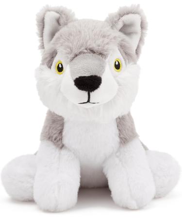 Zappi Co Ultra Soft Wolf Plush Toy - 22 cm Length | Eco-Friendly Newborn Gift - Buy Online on GoSupps.com