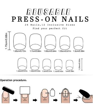 Halloween Short Press on Nails Short Nail Stickers Manicure Charm - Self-Adhesive Decals Halloween Nail Design False Nails Nail Decals Nail Art Decorations - Buy Online on GoSupps.com