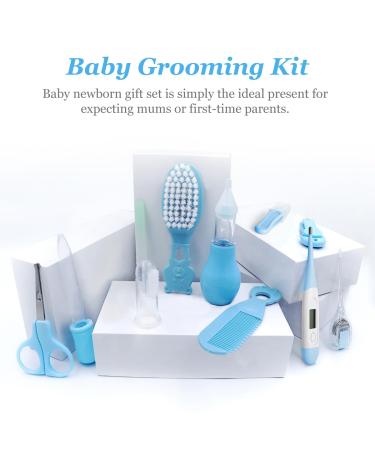11-Piece Portable Baby Care Set | Newborn Accessories for Boys & Girls | Hairbrush Nail Clipper & Nasal Aspirator - Buy Online on GoSupps.com