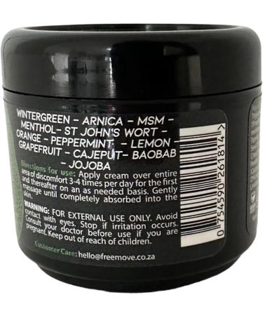 FreeMove Cooling Muscle Massage Rub & Cream - Natural Glide Versatile Body Treatment (50g - 1.76 Oz) | Shop Now for International Shipping - Buy Online on GoSupps.com