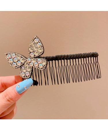 PLCPDM Girls Star Hair Clip Diamond Hair Barrettes Hair Pin Hair Styling Comb for Adult Aesthetic Hair Shaping Accessory - Buy Online on GoSupps.com