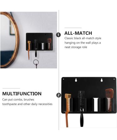 Minkissy Hair Clipper Holder Barber Station Hair Clipper Hairstylist Tools Storage Rack Salon Accessories for Home Shop Salon - Buy Online on GoSupps.com