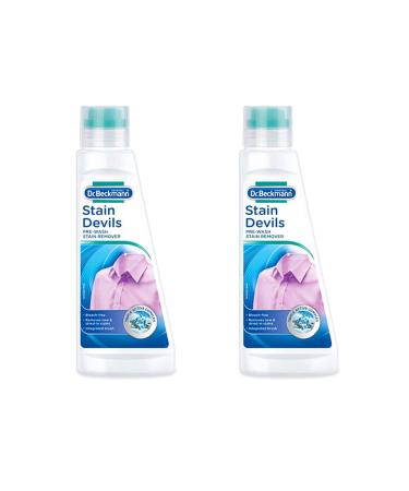 Dr Beckmann Stain Devils Pre-Wash Bleach Free Stain Remover (2 x 250ml) - Buy Online on GoSupps.com