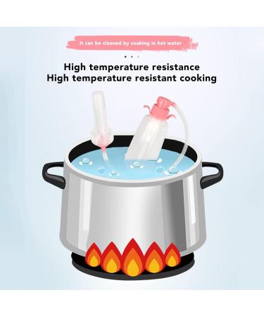 Reusable Vaginal Douche Cleaner | Manual Pressure Cleaning - 350 ml Pink | Daily Care for Women - Buy Online on GoSupps.com