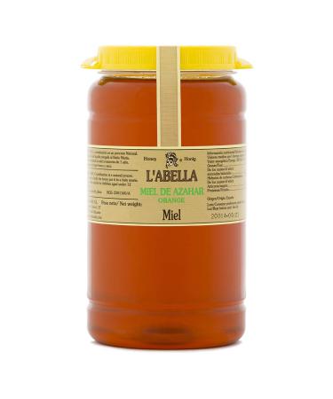 L'Abella Mel - Orange Blossom Honey - 100% Natural Orange Blossom | Pure Bee Honey Handcrafted in Spain - Gluten Free - 2000g