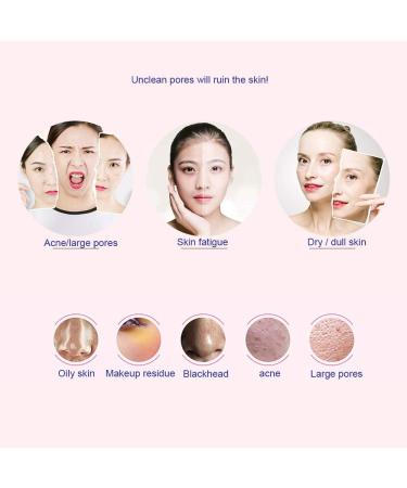 MEISMEIK Facial Cleansing Brush Electric - 5 Modes Face/Eye Massager - Skin Care Assistant - 108 Heated - Rechargeable - Waterproof IP67 - Buy Online on GoSupps.com