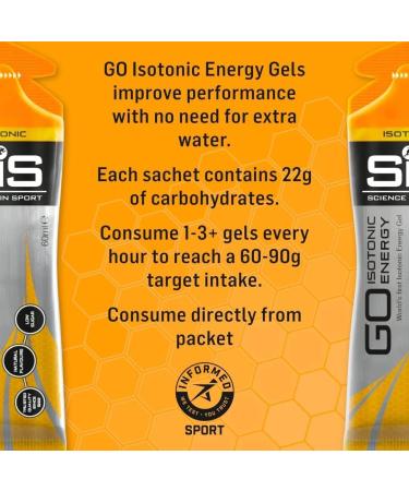 SiS GO Isotonic Energy Gel Sachets - Tropical (6 Pack) | Buy Internationally for Boosted Energy - Buy Online on GoSupps.com