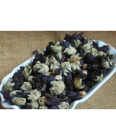 Krauterino24 - Whole black mallow flowers quantity: 100 g