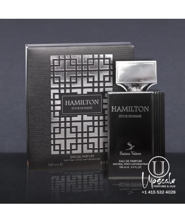 Almas Perfumes SAINTE VALERE Eau De Parfum HAMILTON - Sweet Smelling Spray - 100ML 3.4FL OZ of Long-Lasting Aroma - Luxurious Scent of Arabia for Men - Buy Online on GoSupps.com