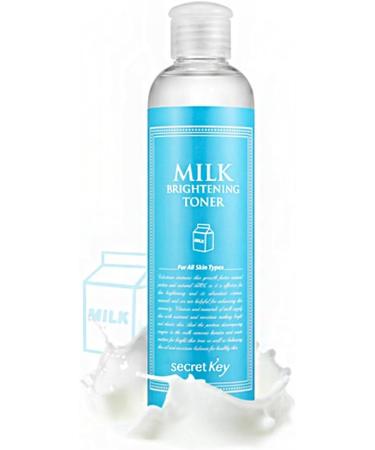 SECRET KEY Milk Brightening Toner 248ml - Skin Oil & Moisture Balance Milk Protein & Rice - Buy Online on GoSupps.com