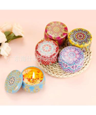 Christmas Aromatherapy Candle Set - Luxury 4 Cup Gift | Long Burning Birthday & Home Fragrance - Buy Online on GoSupps.com