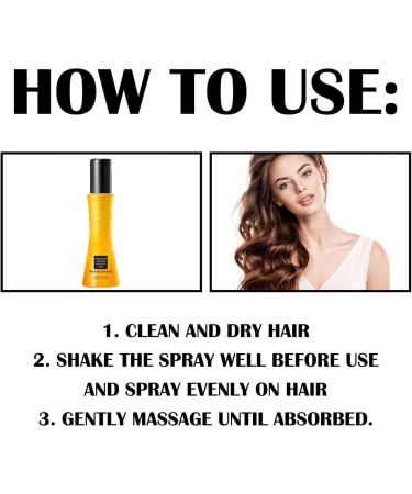 Volume Nourish Refreshing Hair Conditioner Oil Spray Quick Volume Hair Long Lasting Refreshing Spray Leave in Refreshing Voluminous Non Sticky Spray for Hair Care for All Hair Types (2pcs) - Buy Online on GoSupps.com