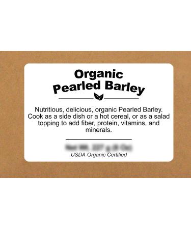 Be Still Farms Organic Pearled Barley (5lb) - Quick Cooking, Gluten-Free Barley Pearl - All Natural Breakfast Foods - Healthy Diet 5 Pound Pack - Buy Online on GoSupps.com