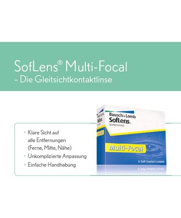 Buy Bausch and Lomb SofLens Multifocal Contact Lenses - Progressive Soft Monthly Lenses 6 Pieces | International Shipping - Buy Online on GoSupps.com