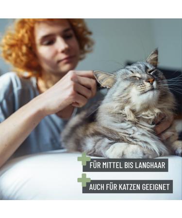 Reavet 2-in-1 Fur Comb for Medium & Long-Haired Dogs & Cats | Ideal for Daily Fur Care & Knot Removal - Buy Online on GoSupps.com