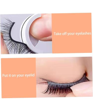 Fake Eyelashes 1 Pair Self-adhesive False Eyelashes Makeup Eyelashes with Crystal Case Realistic Lashes for Beginners Women Bushy Fake Eyelashes - Buy Online on GoSupps.com