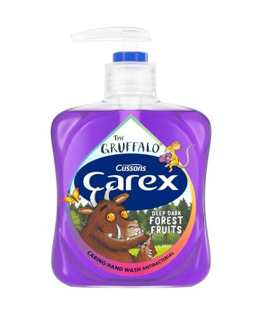 Carex Gruffalo Deep Dark Forest Fruits Hand Wash Dermatologically Tested Liquid Soap that Clean and Protect Hands 250ml
