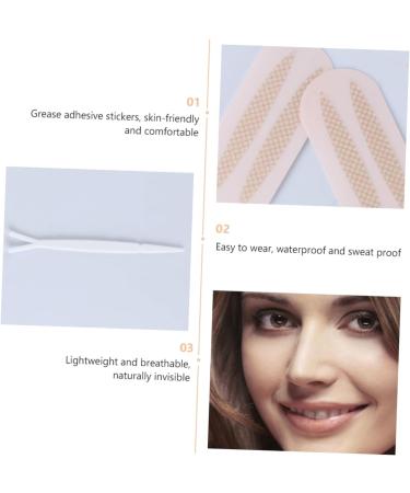 Balacoo 4 Pcs Lace Mesh Double Eyelid Sticker Double Sided Eyelid Tape Invisible Eyelid Tape Eyelid Decals 6x6cmx2pcs As Shownx2pcs - Buy Online on GoSupps.com