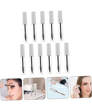 Healvian 22 Pcs Eyelash Tube Eyelash Cream Vial Empty Mascara Tube and Wand Lip Bottle White Plastic - Buy Online on GoSupps.com