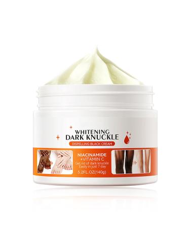 Skin Li-ghtening Cream - Wh-itening Body Cream for Dark Knuckle - Vitamin C & Niacinamide Skin Blea-ching Cream - Bri-ghtening Cream for Black Skin - Body Moisturiser for All Skin Types (140g)