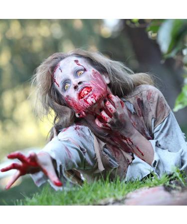 DE'LANCI Edible Fake Blood Gel - Realistic SFX Makeup Kit for Halloween - Washable & Safe for Clothes, Mouth, and Eyes - 60g (2.12 Oz) - Set of 2 - Buy Online on GoSupps.com