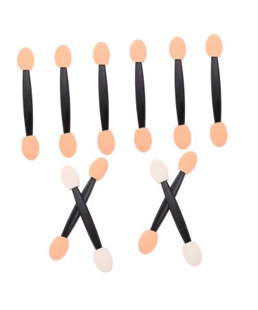 DRESSOOS 100pcs Double Ended Eyeshadow Brush Makeup Sponges Eye Makeup Sponge Cosmetic Sponges Emulsion