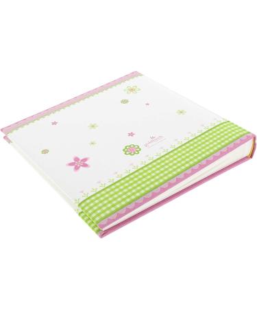 Goldbuch 24185 Taufalbum Lovely - 25x25 cm Pink Photo Album with 60 White Pages & Pergamine Cutting Leaves | Perfect for Baptism Memories - Buy Online on GoSupps.com