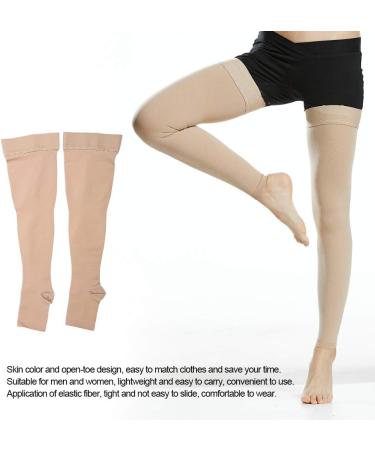 Brrnoo Women's Compression Socks - Lycra & Cotton Anti-Slip Seamless 20-32 mmHg for Leg Trimming & Varicose Vein Prevention - Buy Online on GoSupps.com