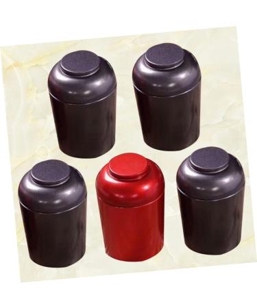 CIYODO 5pcs 1 Set Sealed Cans Tinplate Tea Cans Travel Tea Container Tea Household Small Tea Pot - Buy Online on GoSupps.com