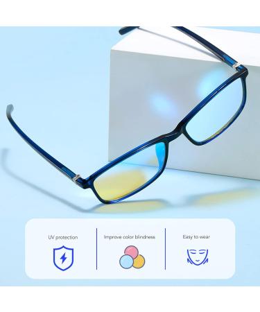 Color Blind Glasses for Men & Women | Outdoor Red Green Color Blind Correction | Visual Improvement & Reading Glasses with Case - Buy Online on GoSupps.com