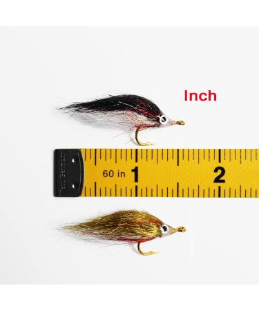 Tigofly 12-Piece UV Fly Fishing Bait Set - Size 8 Elritze for Salmon & Trout - Premium Slowly Falling Steelhead Flies - Buy Online on GoSupps.com