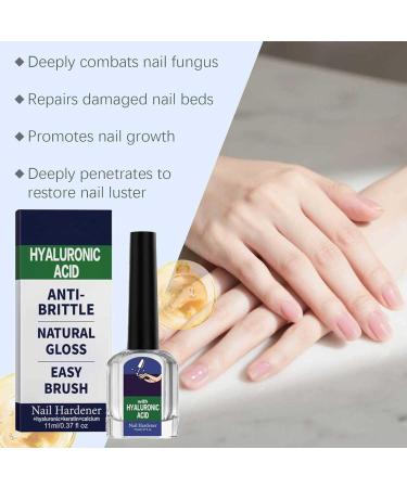 3Pcs Nail Care Serum - Hyaluronic Acid Nail Hardener For Cracked Cuticles & Dry Nails Strengthens Repairs Crackedcuticles For Manicures & Home Nails Care - Buy Online on GoSupps.com