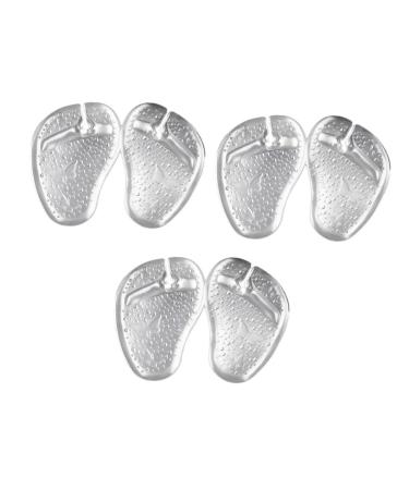 NOLITOY 6 Pairs Forefoot Slipper Pad Toe Protectors for Shoes Toe Pads Skin-Friendly Foot Pads Silicone Pads Insoles Shoe Inserts Forefoot Pad for Sandal Gel Heel Skin Friendly